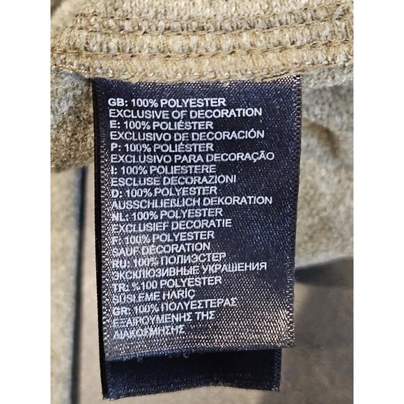 The North Face Women’s Quarter Zip Fleece Pullover Size M Green Hiking Layer - Picture 4 of 4